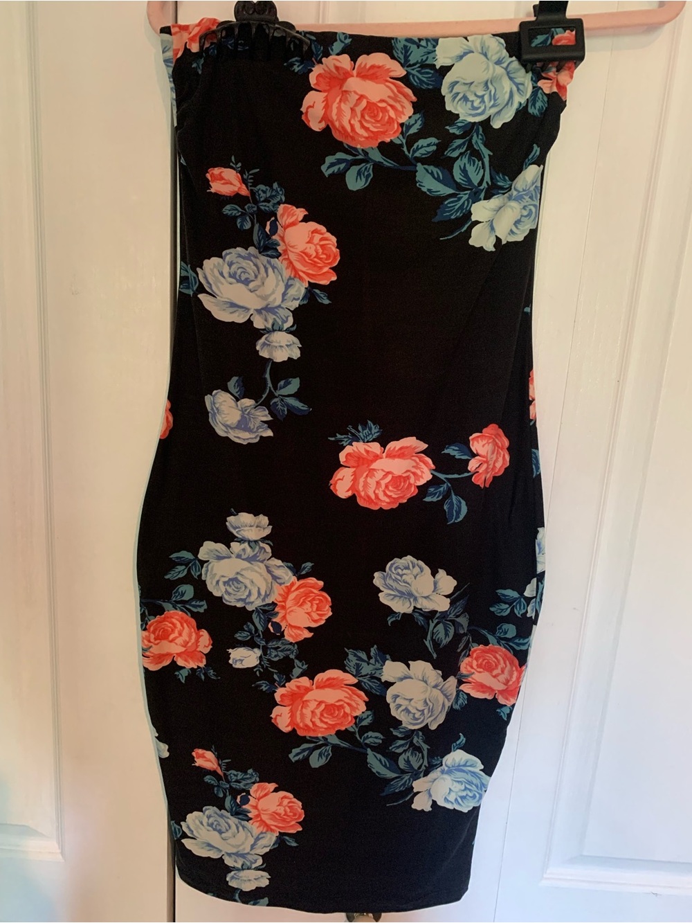 Ardene Floral Maxi Bodycon Skirt - Size Medium